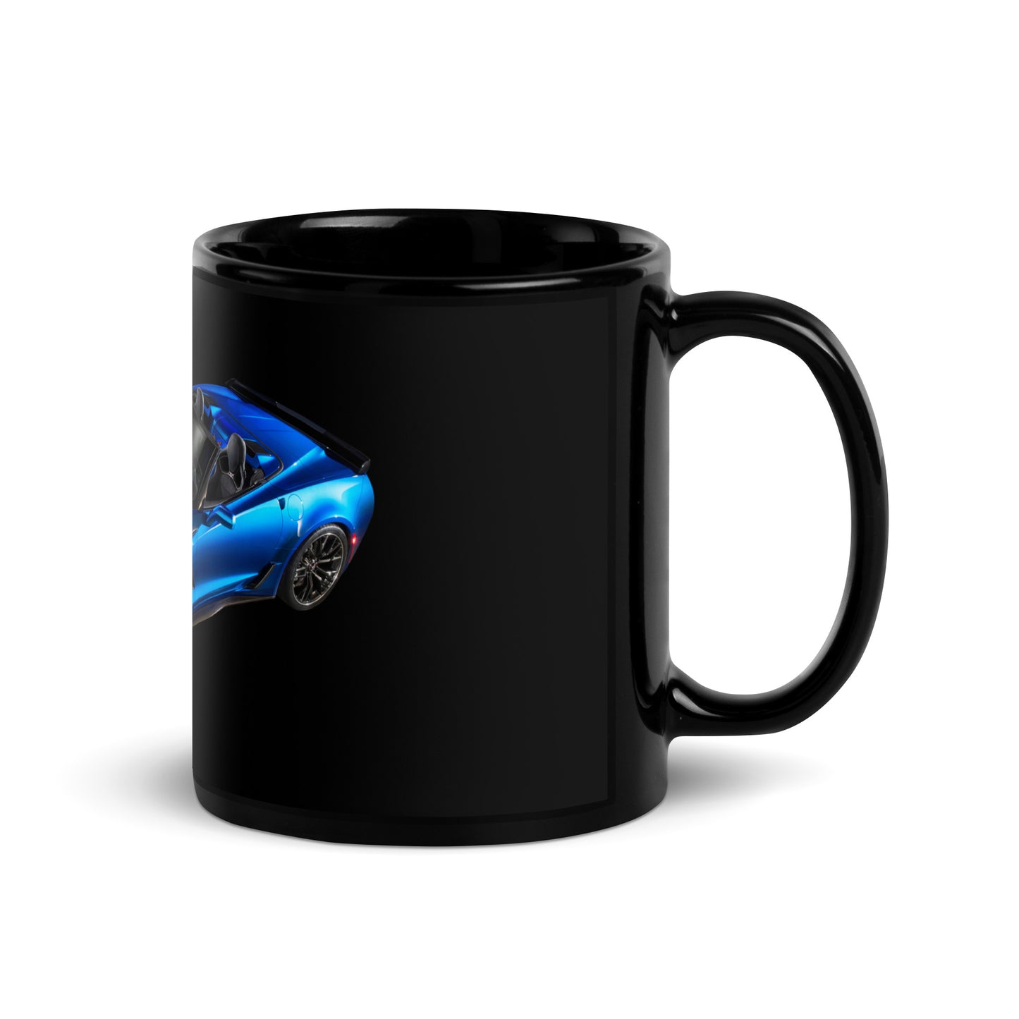 Corvette Black Glossy Mug