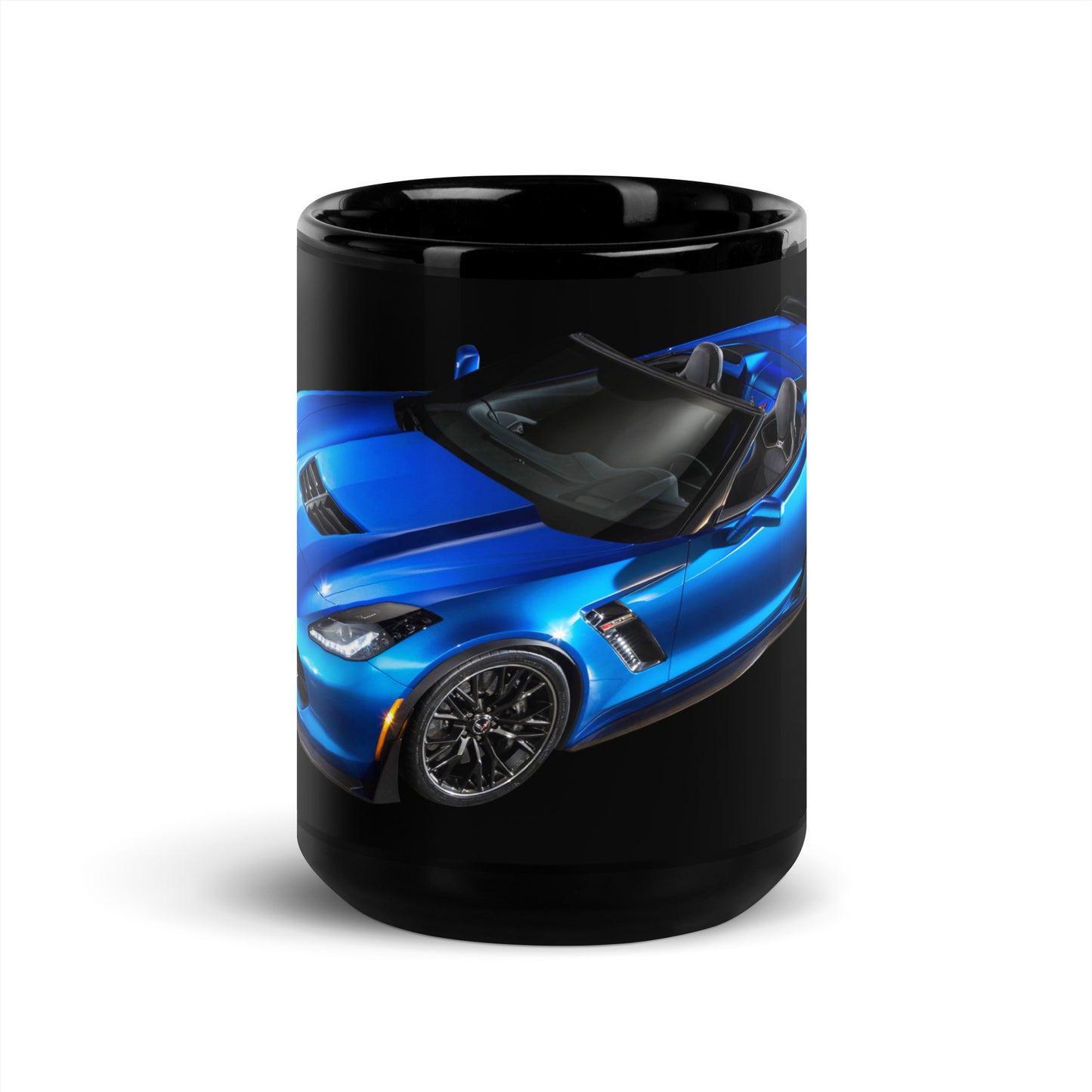 Corvette Black Glossy Mug