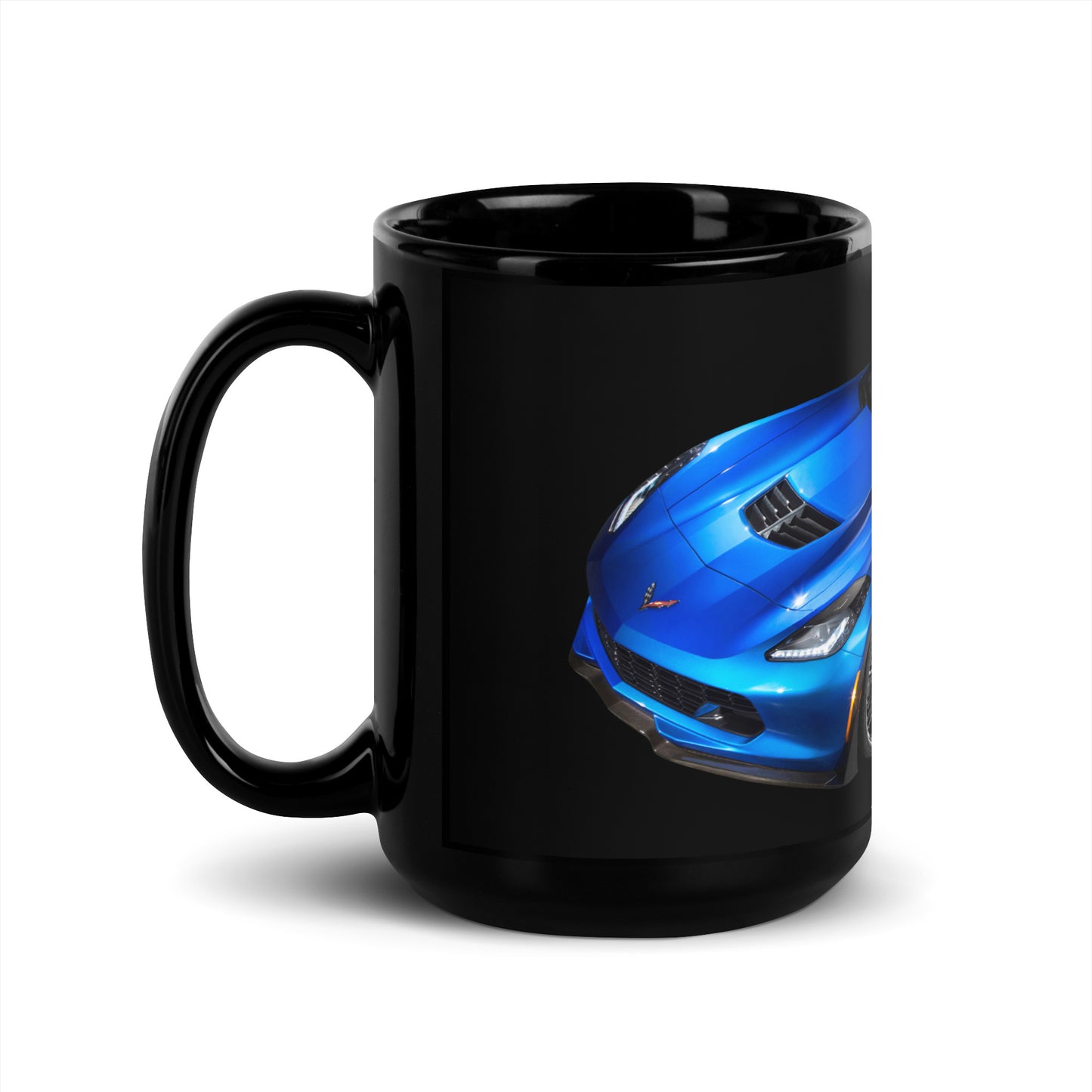 Corvette Black Glossy Mug
