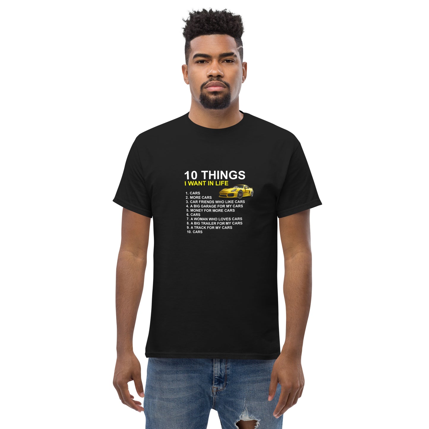 10 Things I Want Men's classic tee