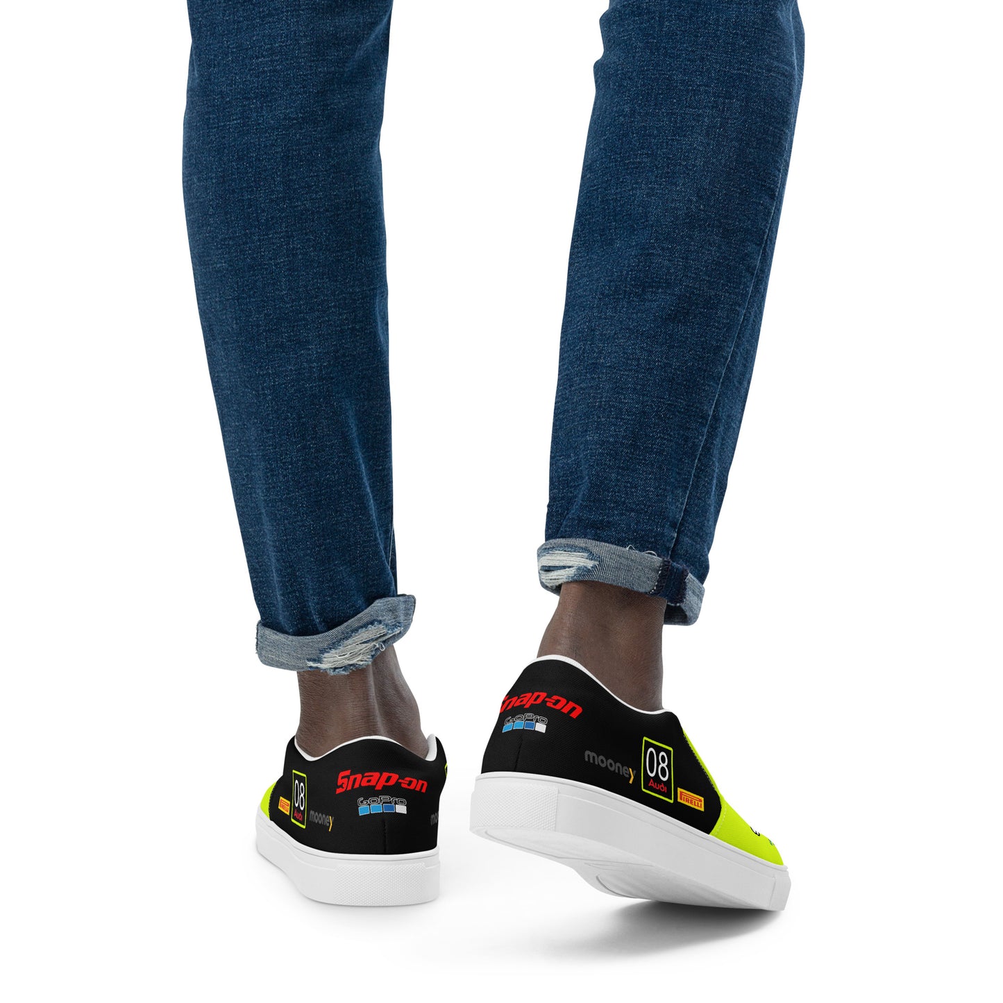 Audi Race Car Men’s slip-on canvas shoes