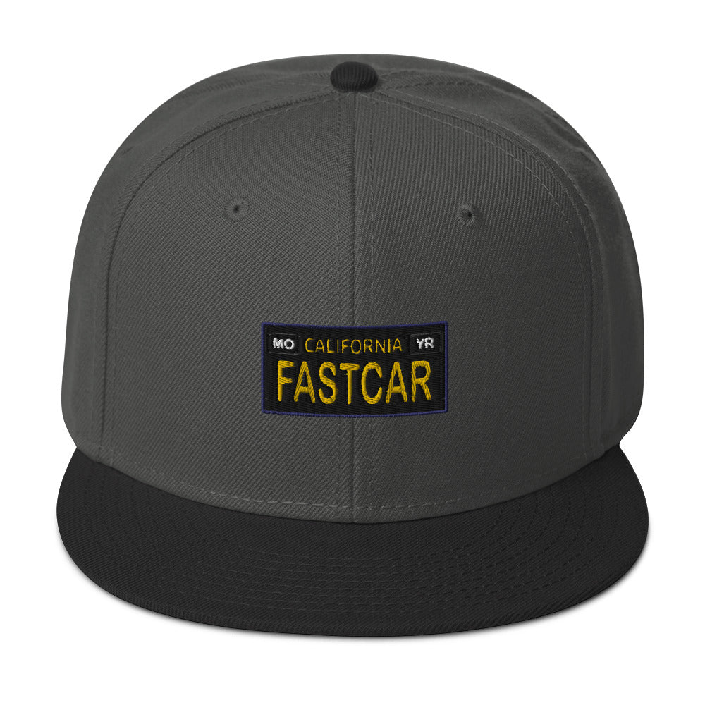 FAST CAR Snapback Hat