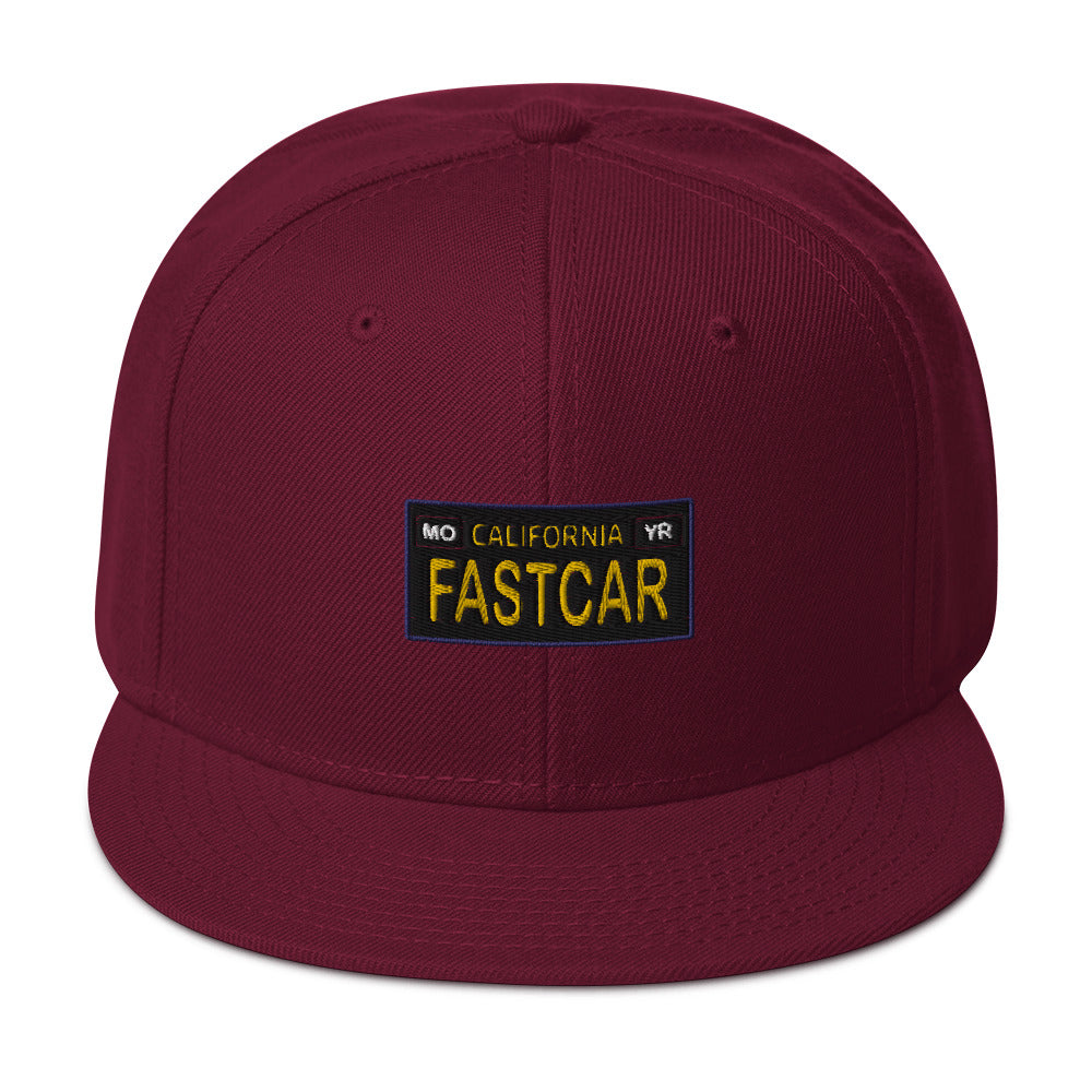 FAST CAR Snapback Hat