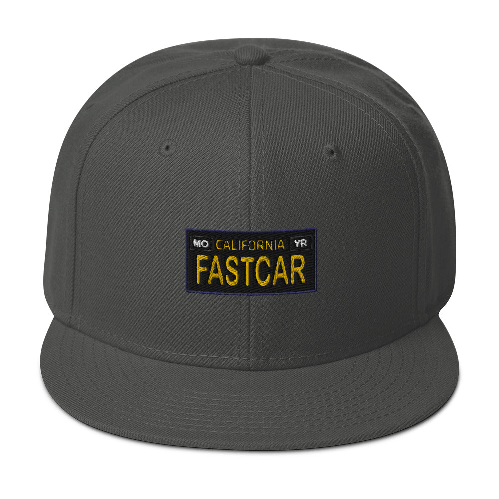 FAST CAR Snapback Hat