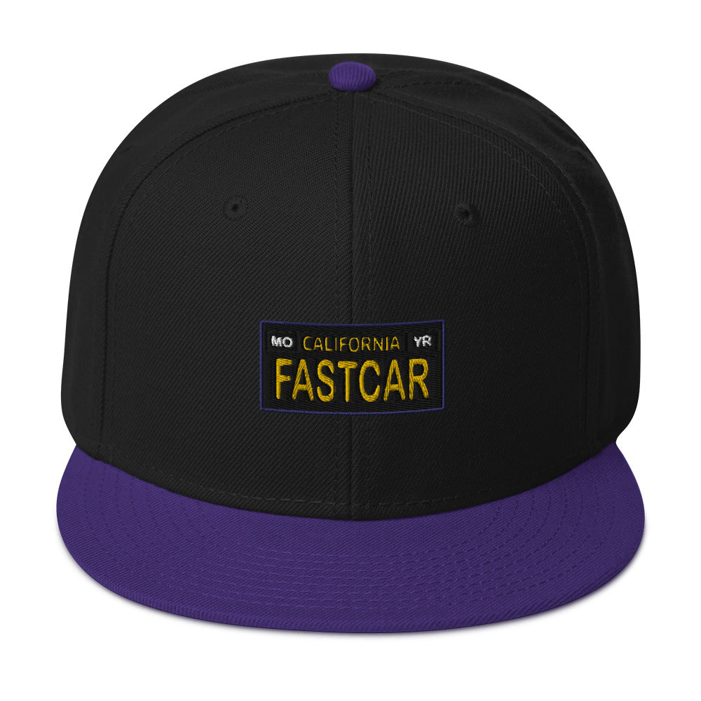 FAST CAR Snapback Hat
