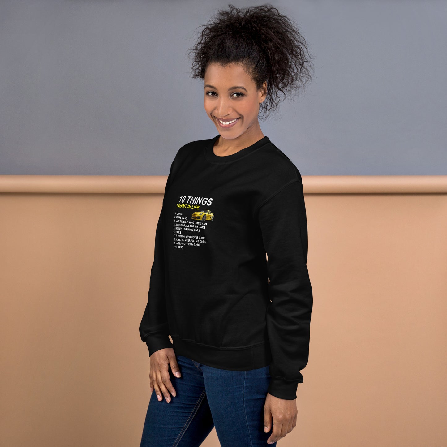 10 Things I Want Unisex Sweatshirt