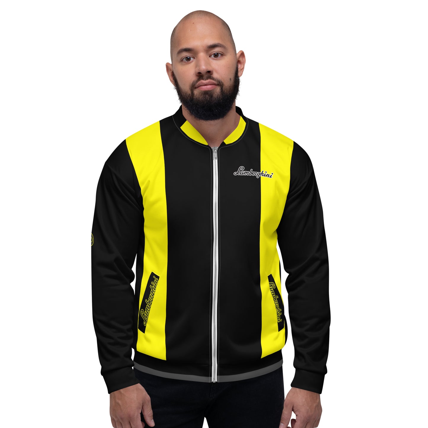 Lamborghini Race Car Unisex Bomber Jacket