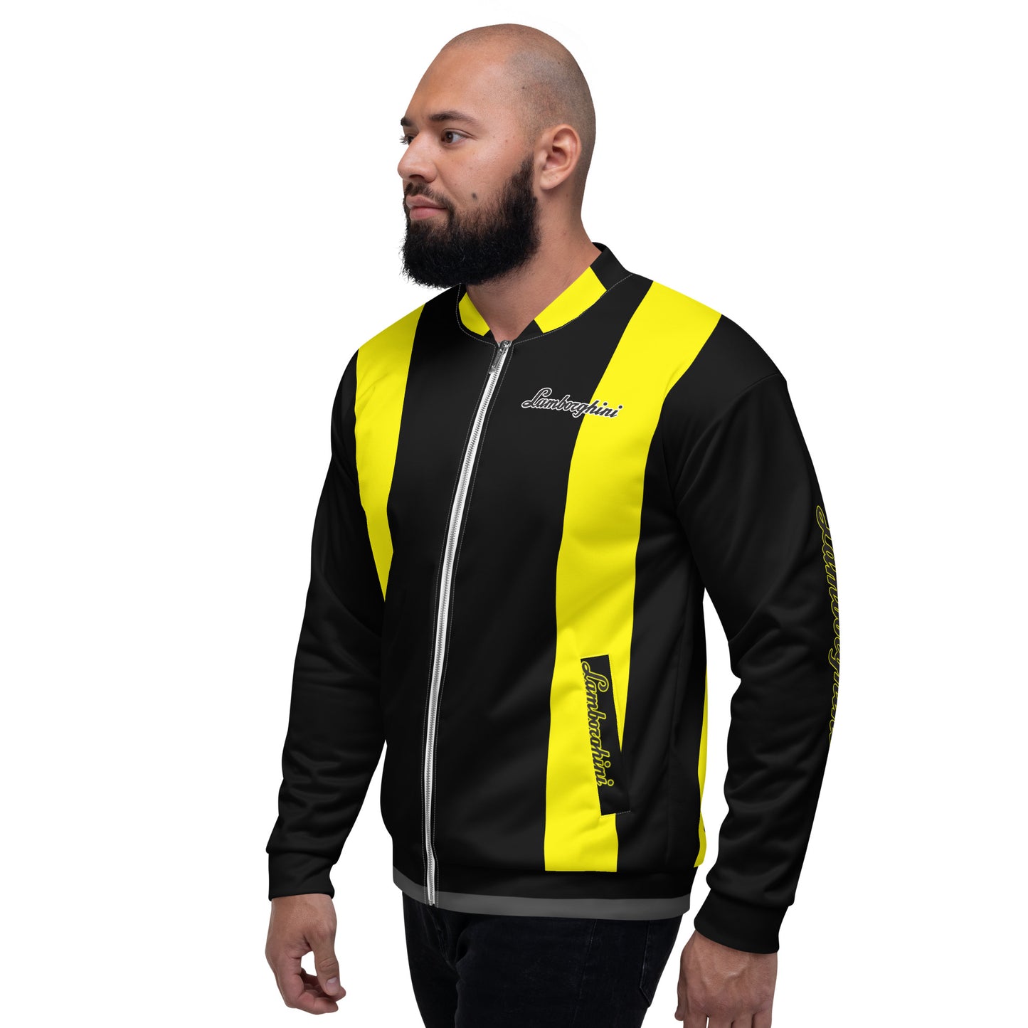 Lamborghini Race Car Unisex Bomber Jacket