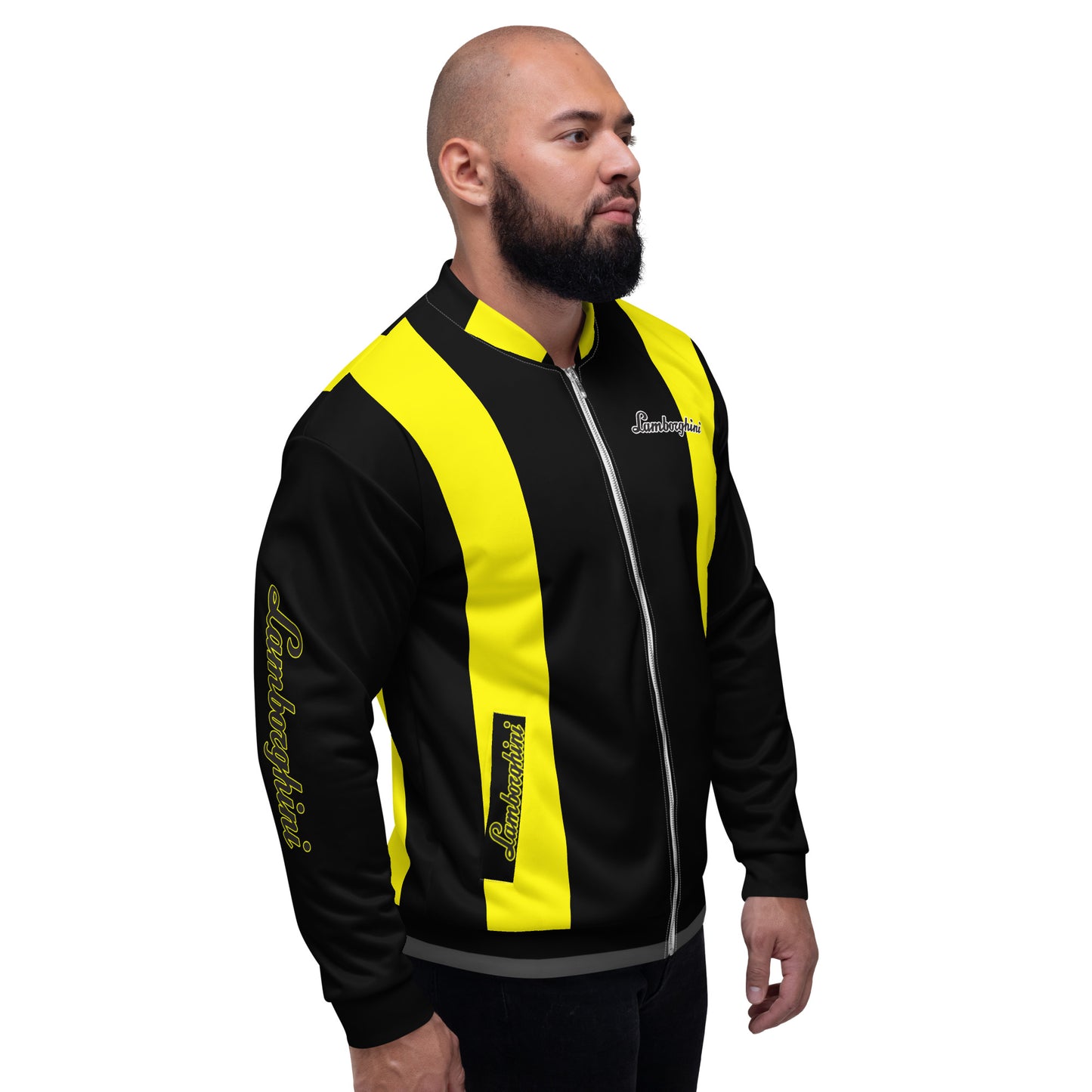 Lamborghini Race Car Unisex Bomber Jacket