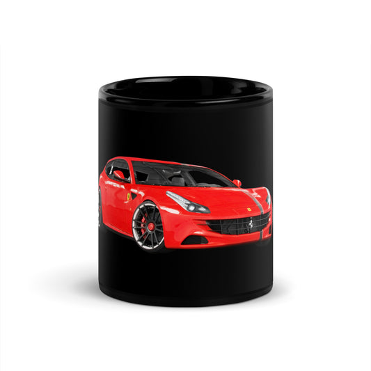 Ferrari Black Glossy Mug