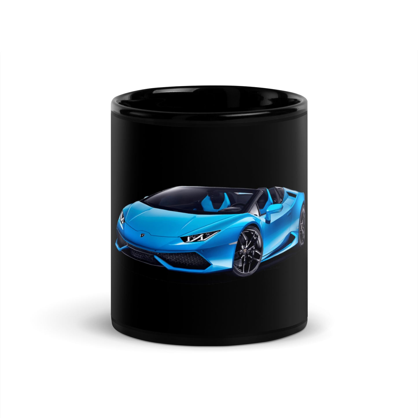 Lamborghini Black Glossy Mug