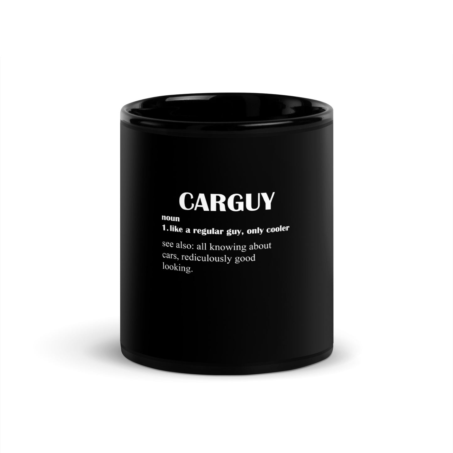 CarGuy Black Glossy Mug