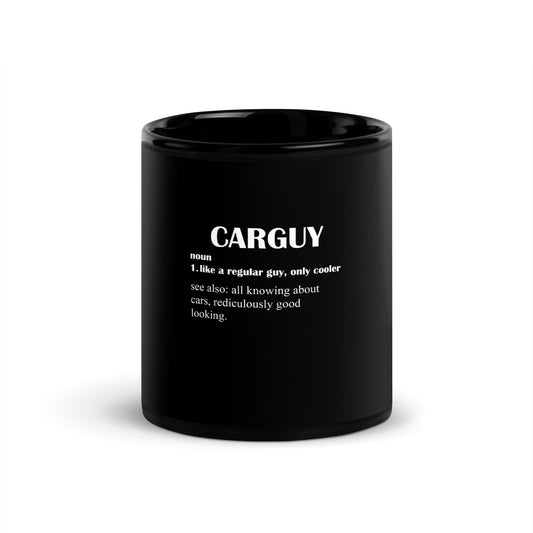 CarGuy Black Glossy Mug