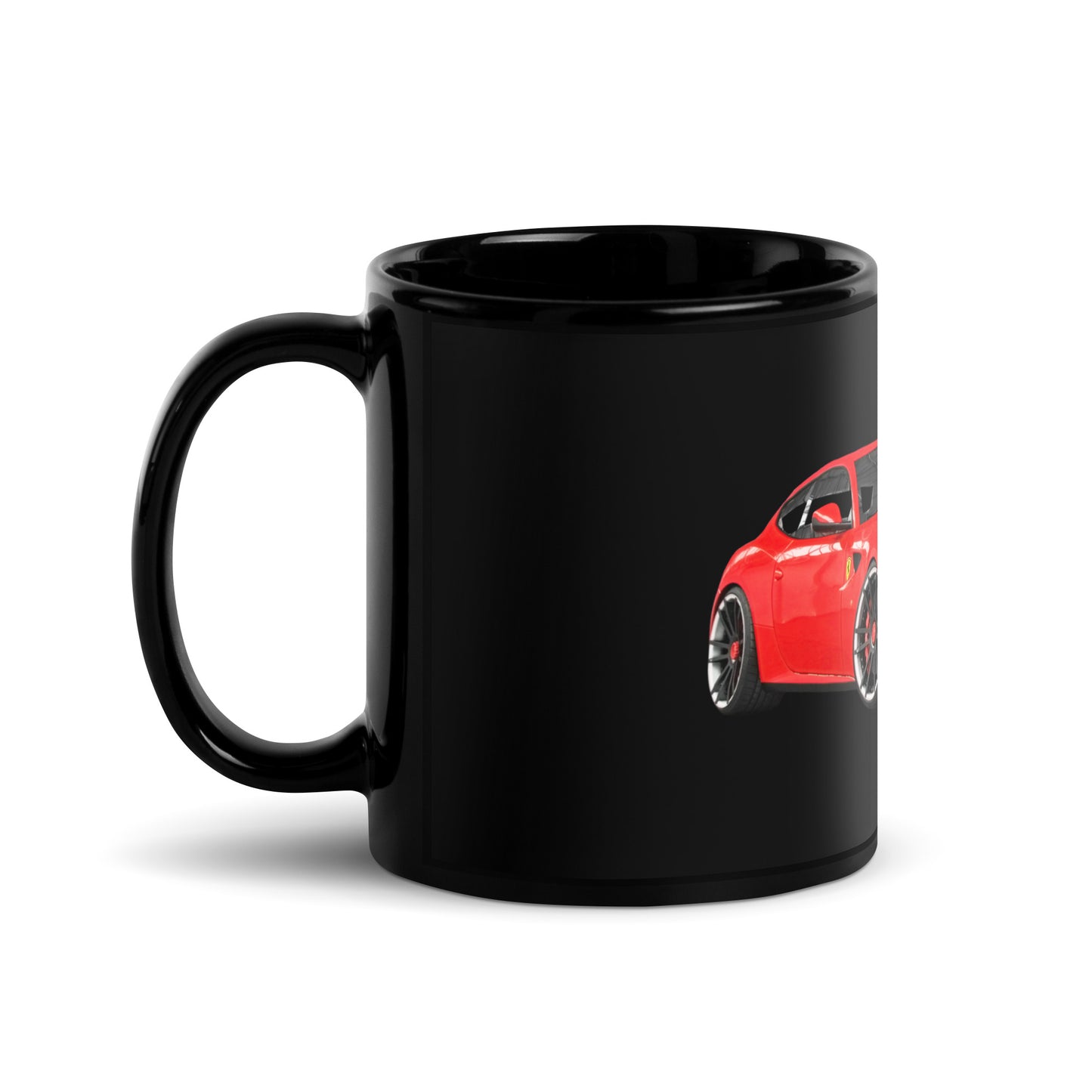 Ferrari Black Glossy Mug