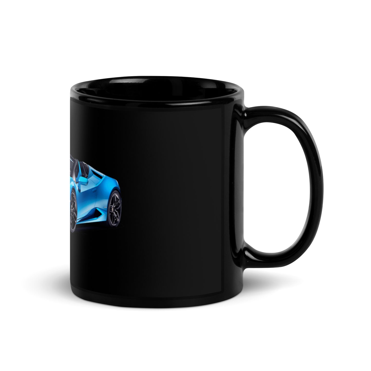 Lamborghini Black Glossy Mug