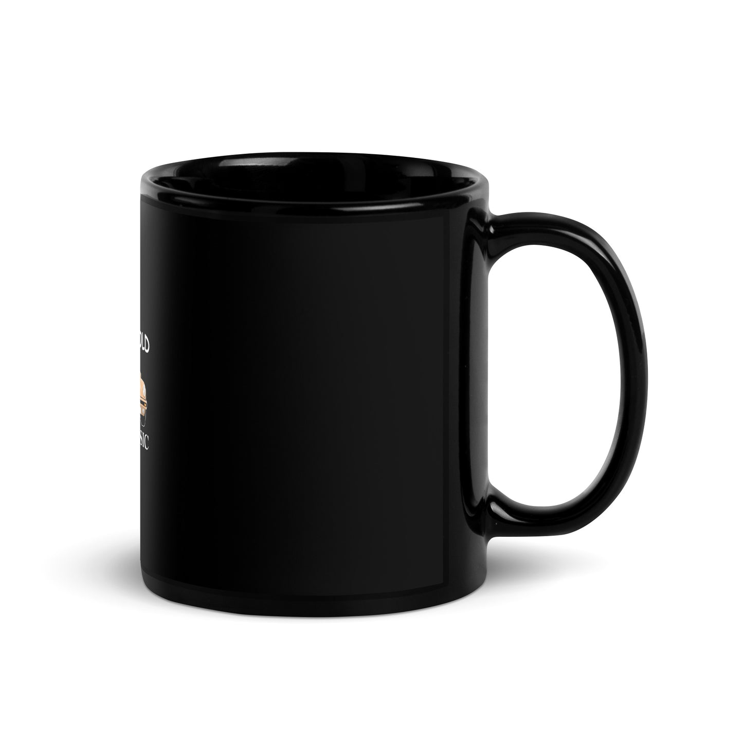 Porsche Black Glossy Mug