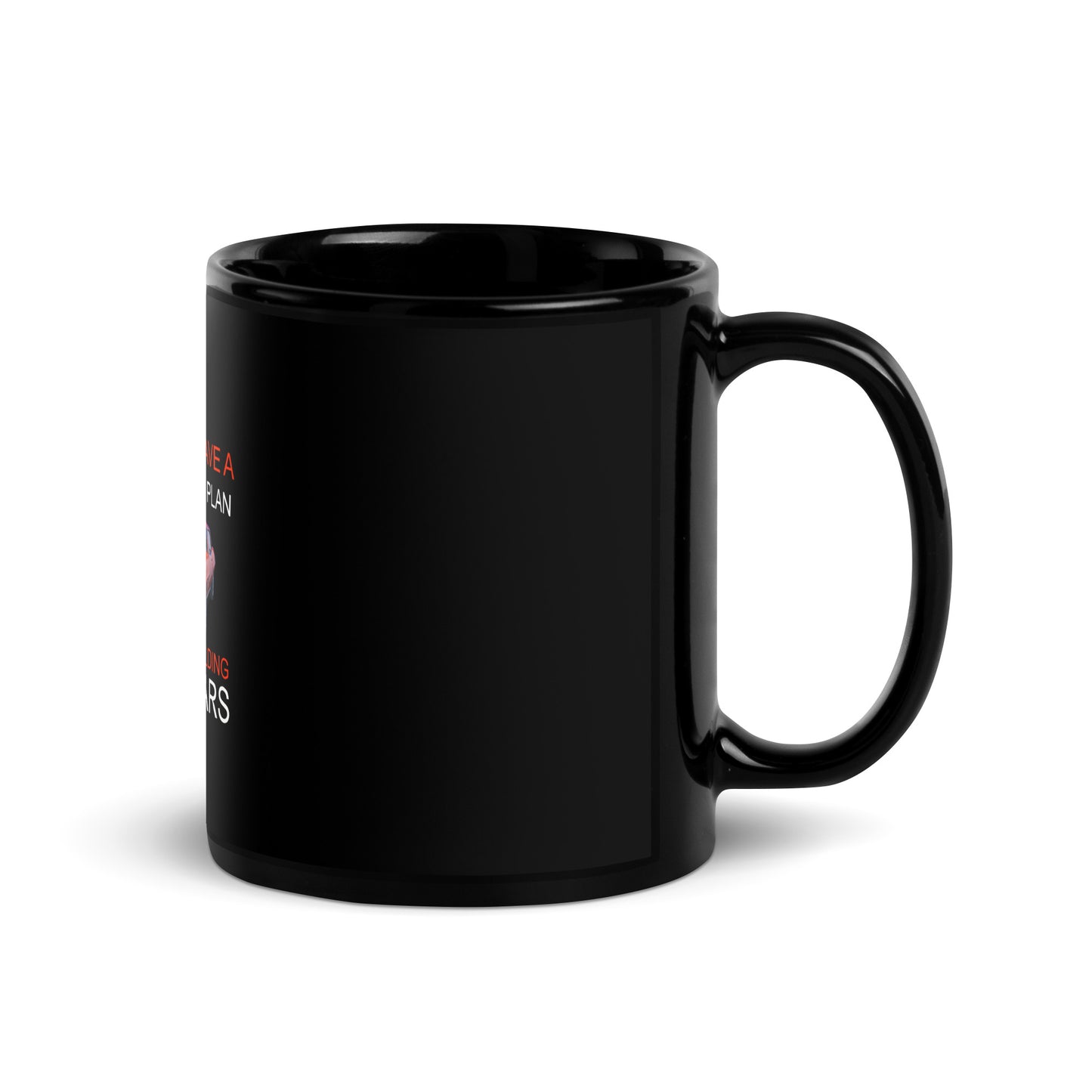 Building Race Car Black Glossy Mug