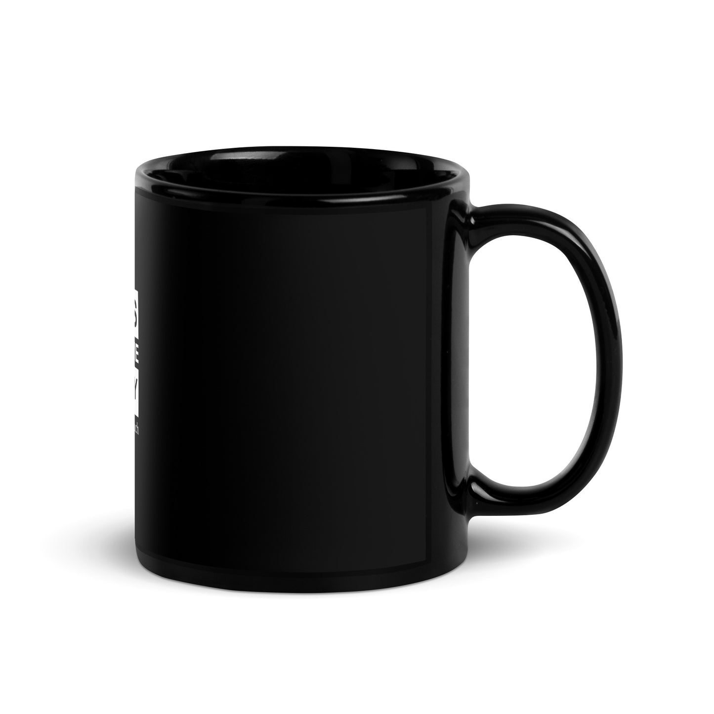 Car Makes Me Happy Black Glossy Mug