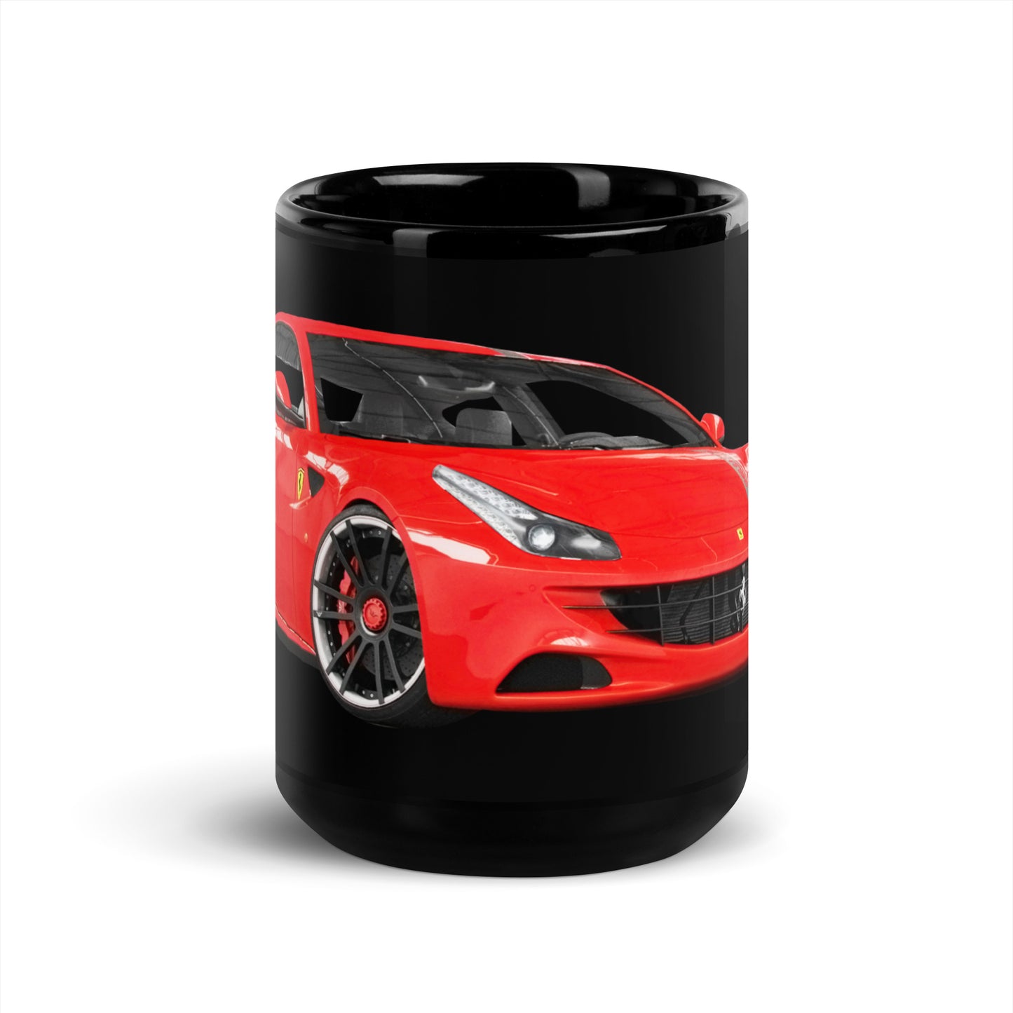 Ferrari Black Glossy Mug