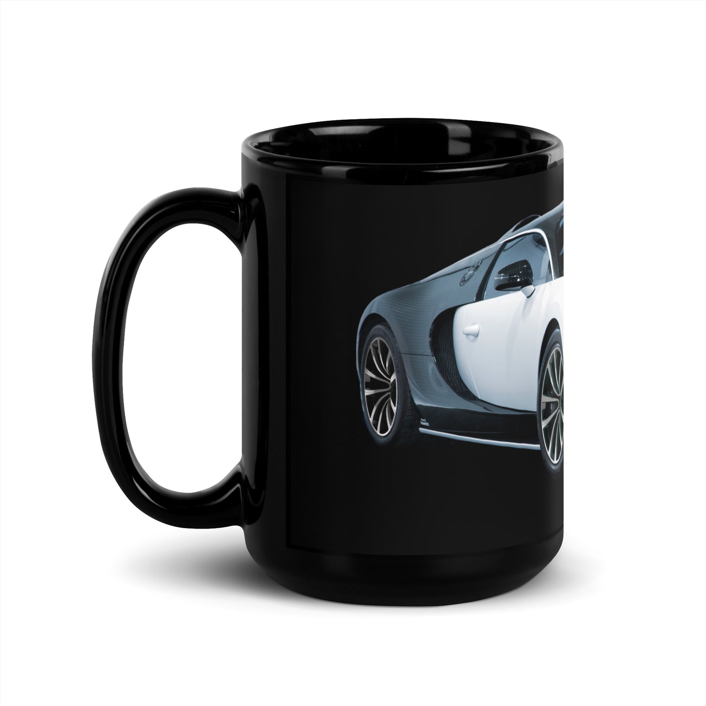 Bugatti Black Glossy Mug