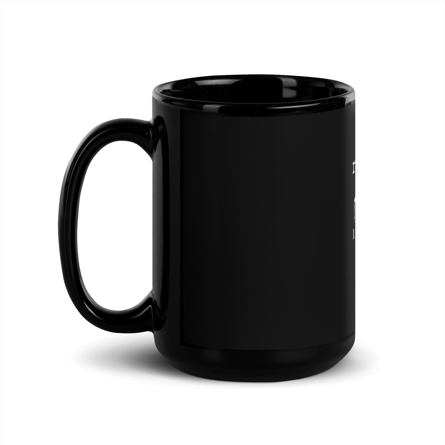 Porsche Black Glossy Mug