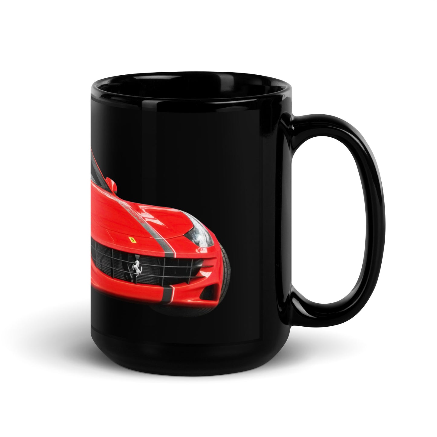 Ferrari Black Glossy Mug
