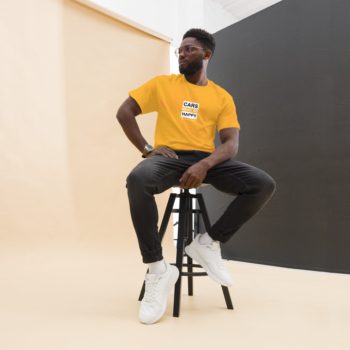 Car Make Me Happy Men's classic tee