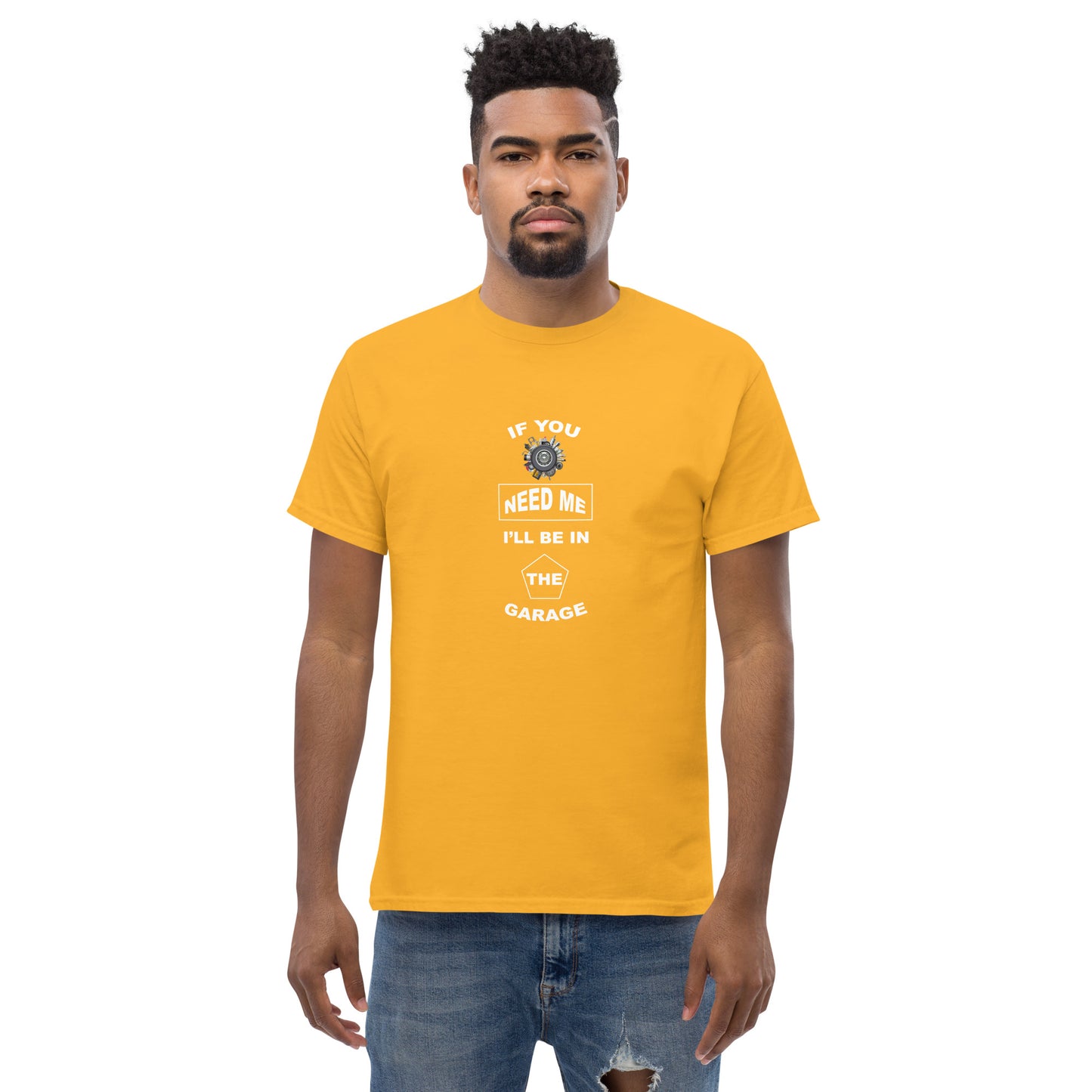 I Be In The Garage Men's classic tee
