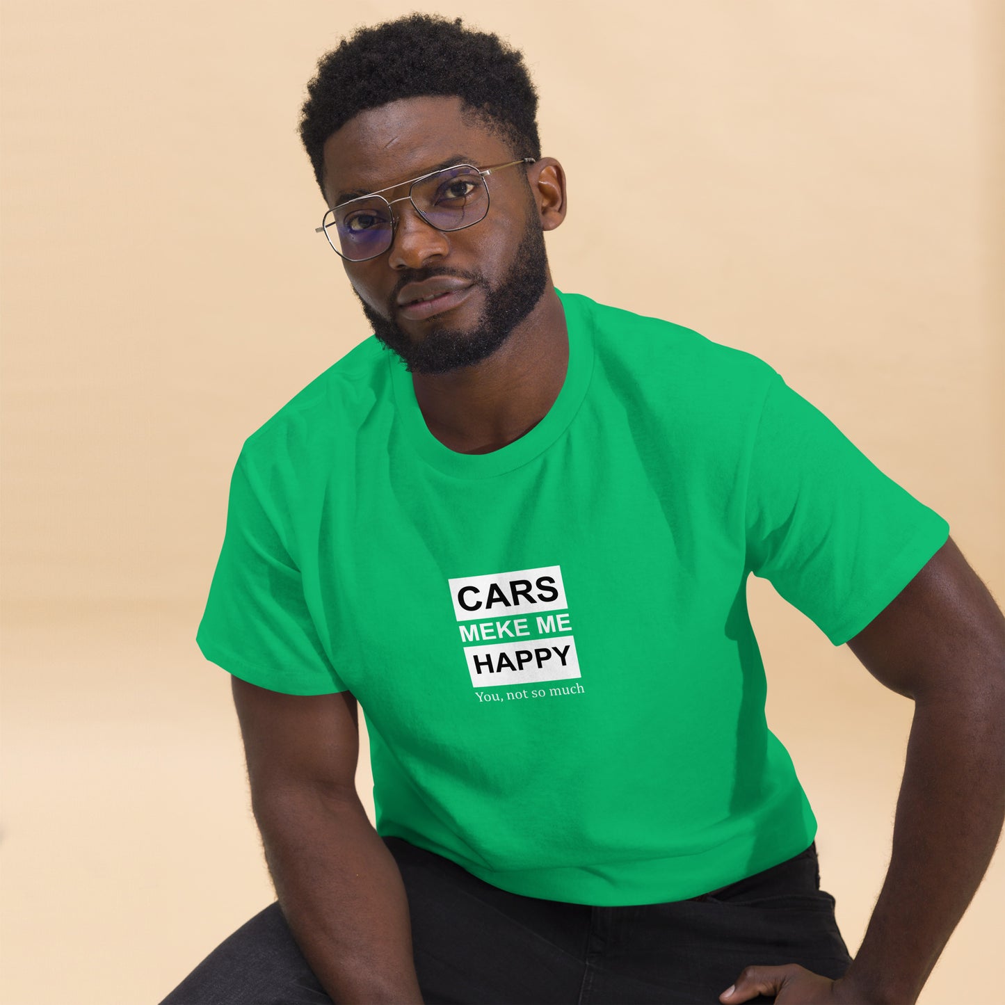 Car Make Me Happy Men's classic tee