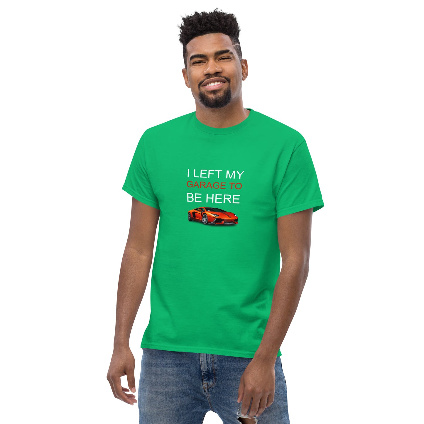 Left My Garage Men's classic tee