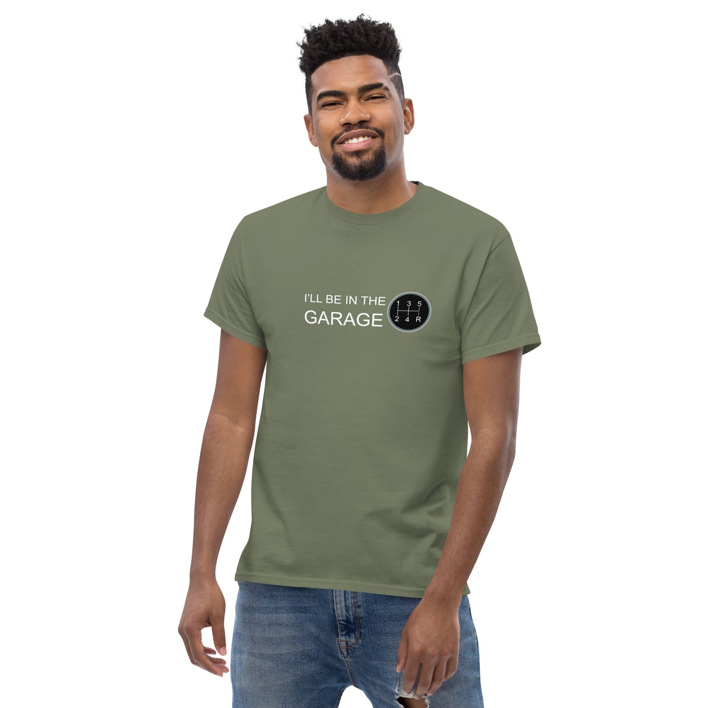 I'll Be In The Garage Men's classic tee