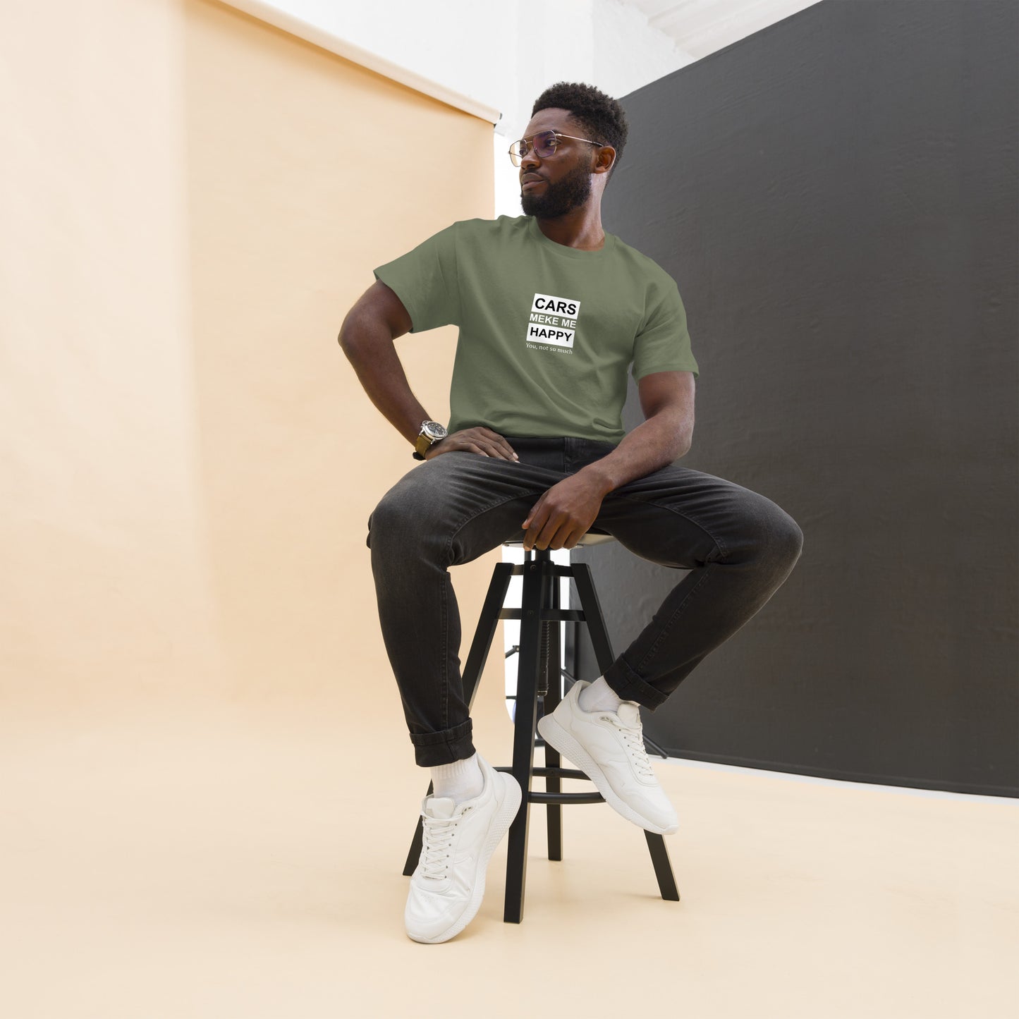 Car Make Me Happy Men's classic tee