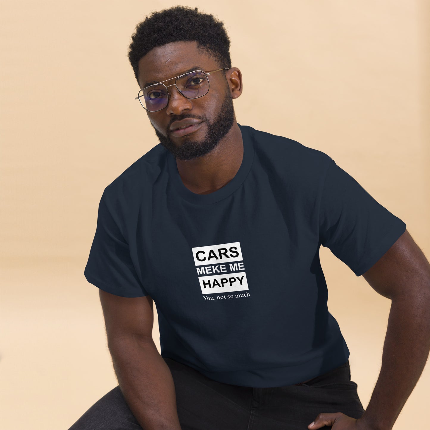 Car Make Me Happy Men's classic tee