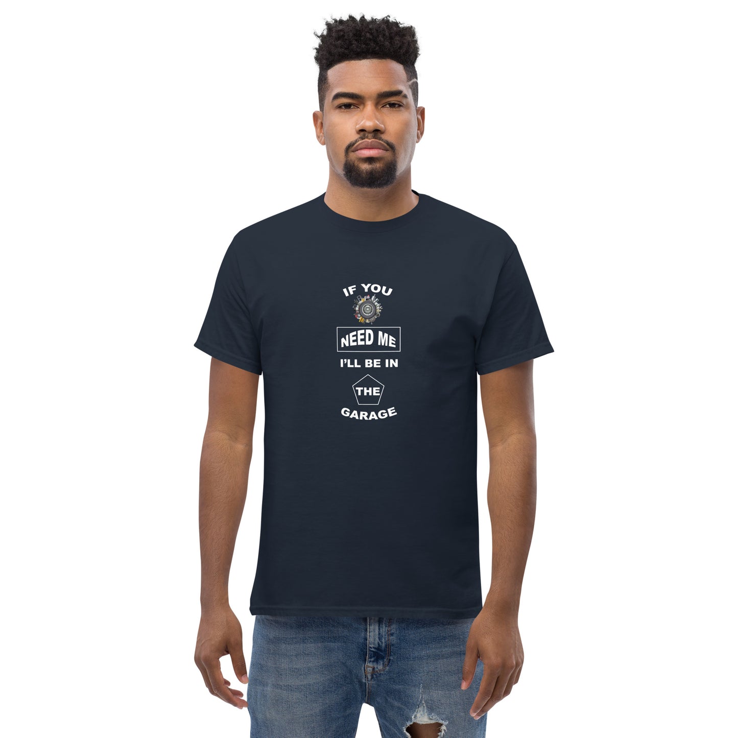 I Be In The Garage Men's classic tee