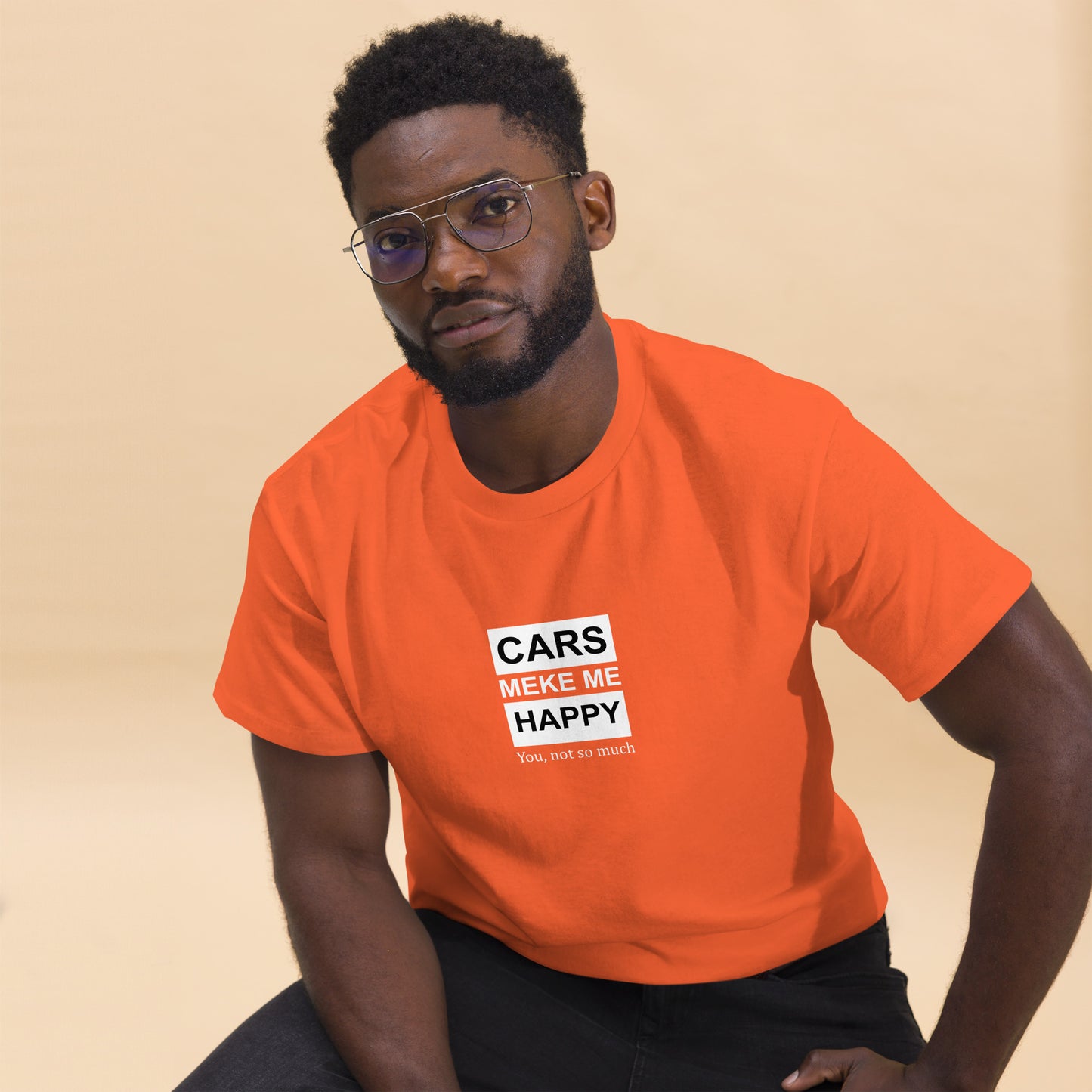 Car Make Me Happy Men's classic tee