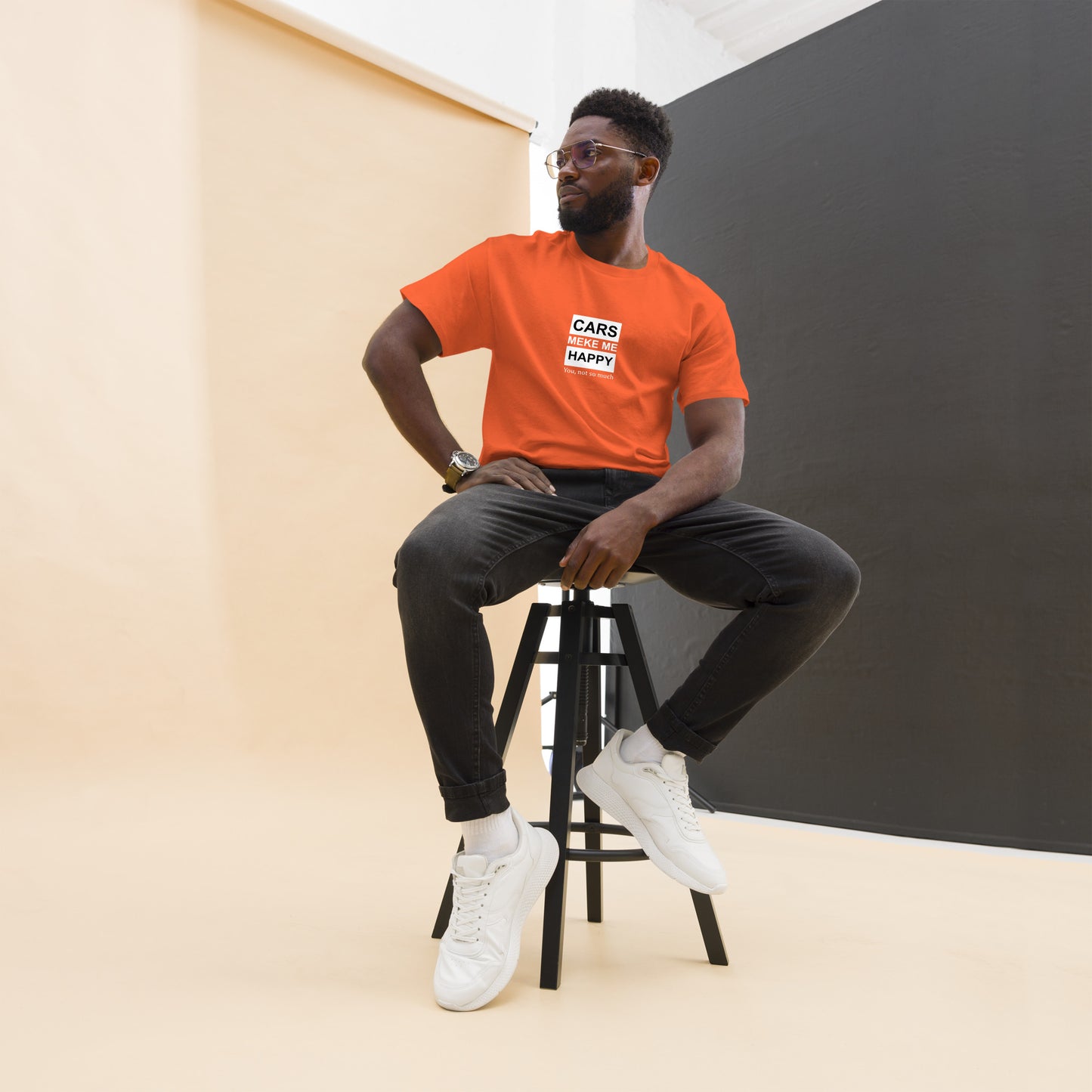 Car Make Me Happy Men's classic tee
