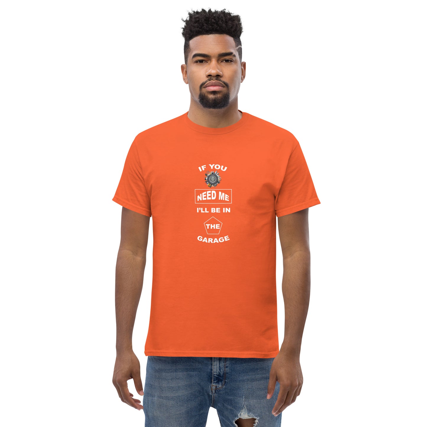 I Be In The Garage Men's classic tee