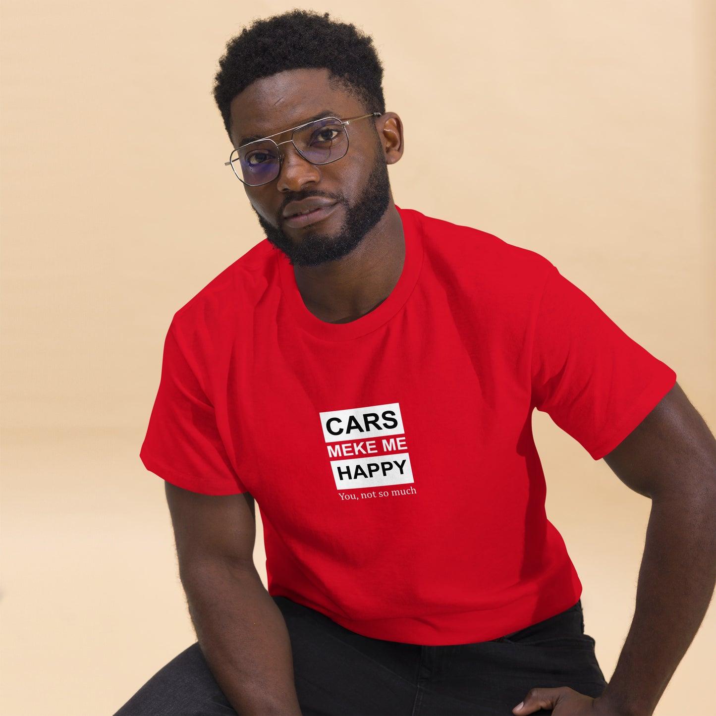 Car Make Me Happy Men's classic tee