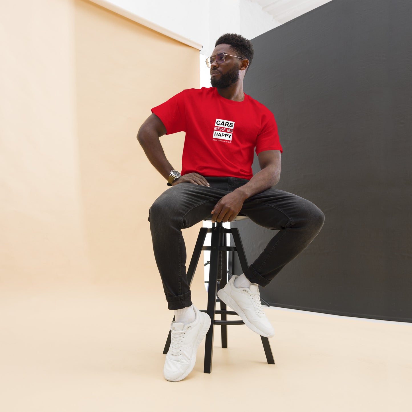 Car Make Me Happy Men's classic tee
