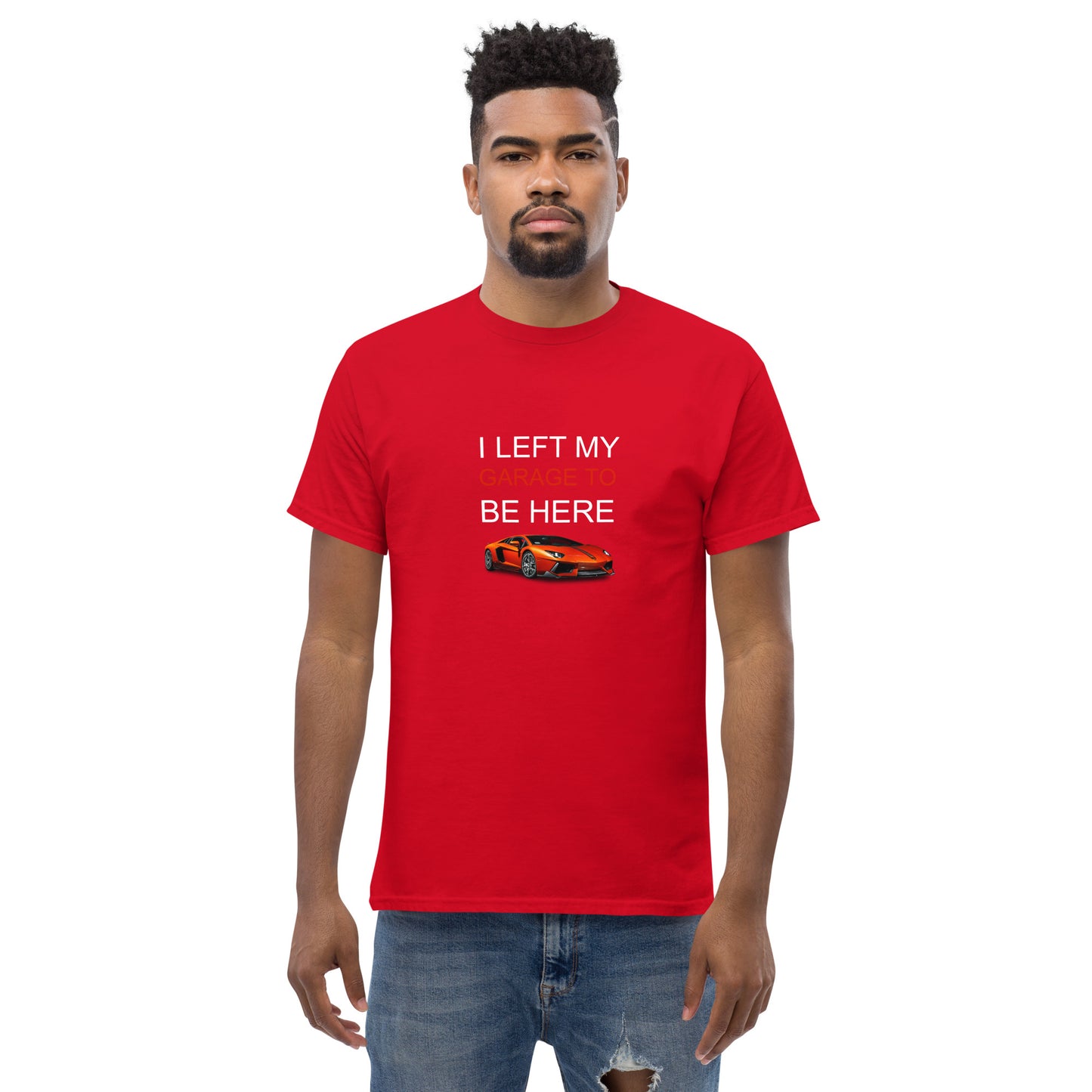 Left My Garage Men's classic tee