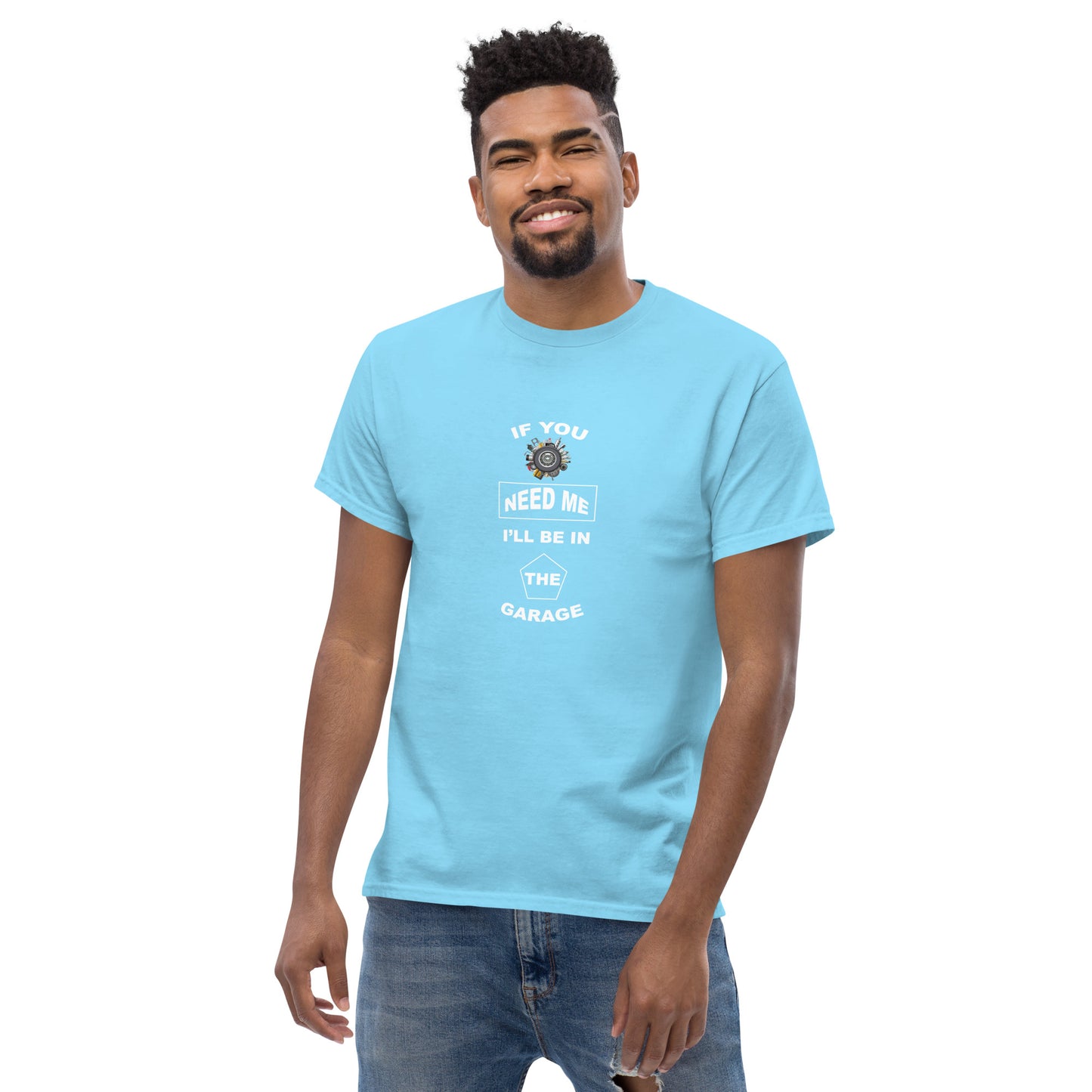 I Be In The Garage Men's classic tee