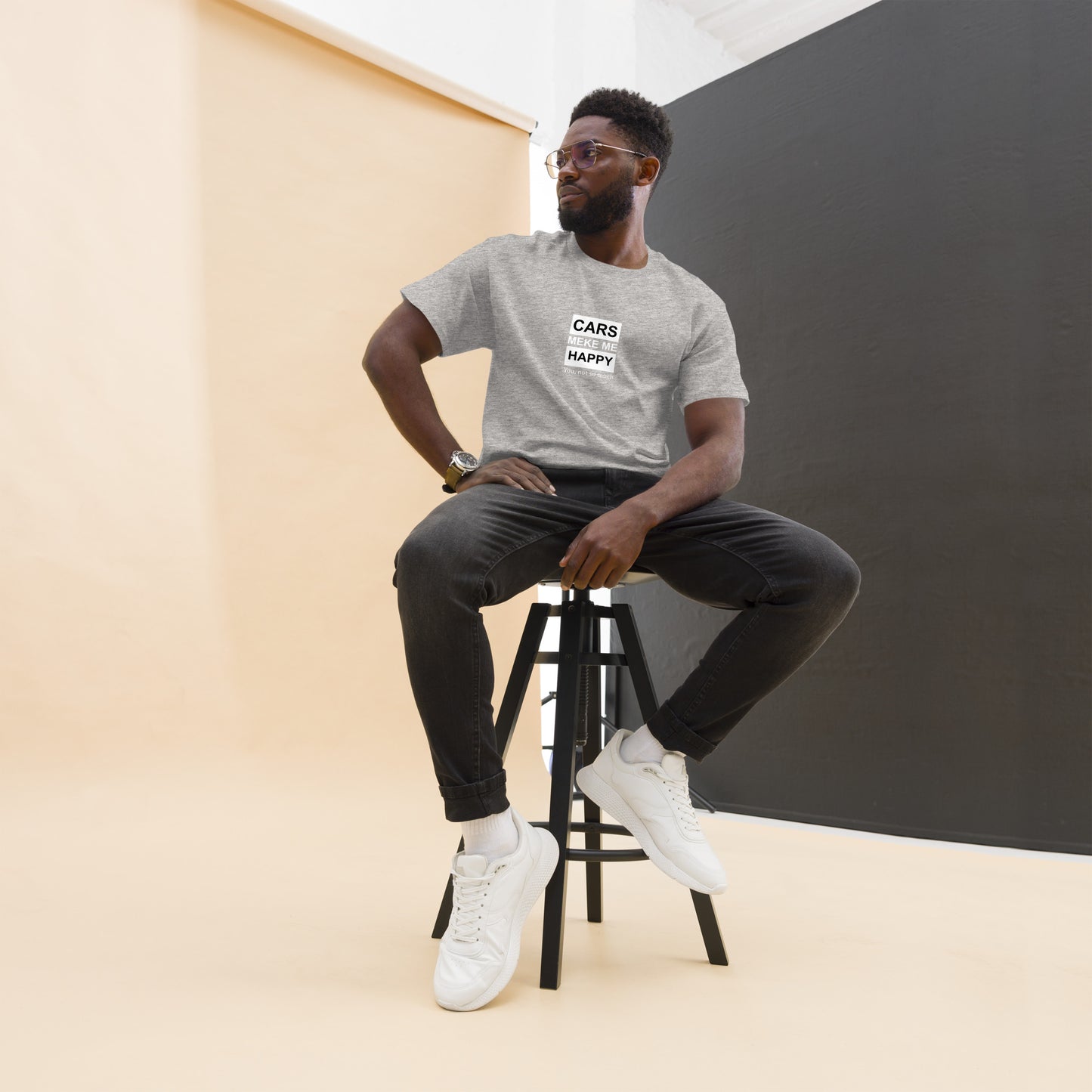 Car Make Me Happy Men's classic tee