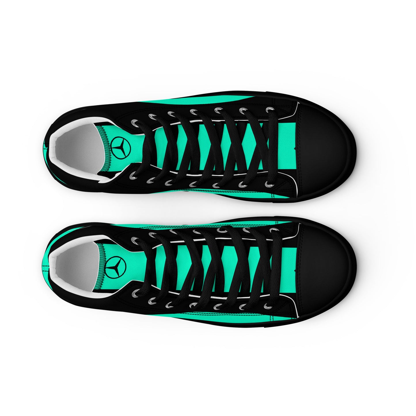 Mercedes AMG Men’s high top canvas shoes