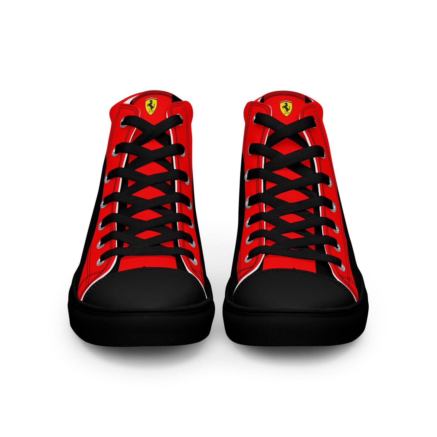 Race Car 23 Men’s high top canvas shoes