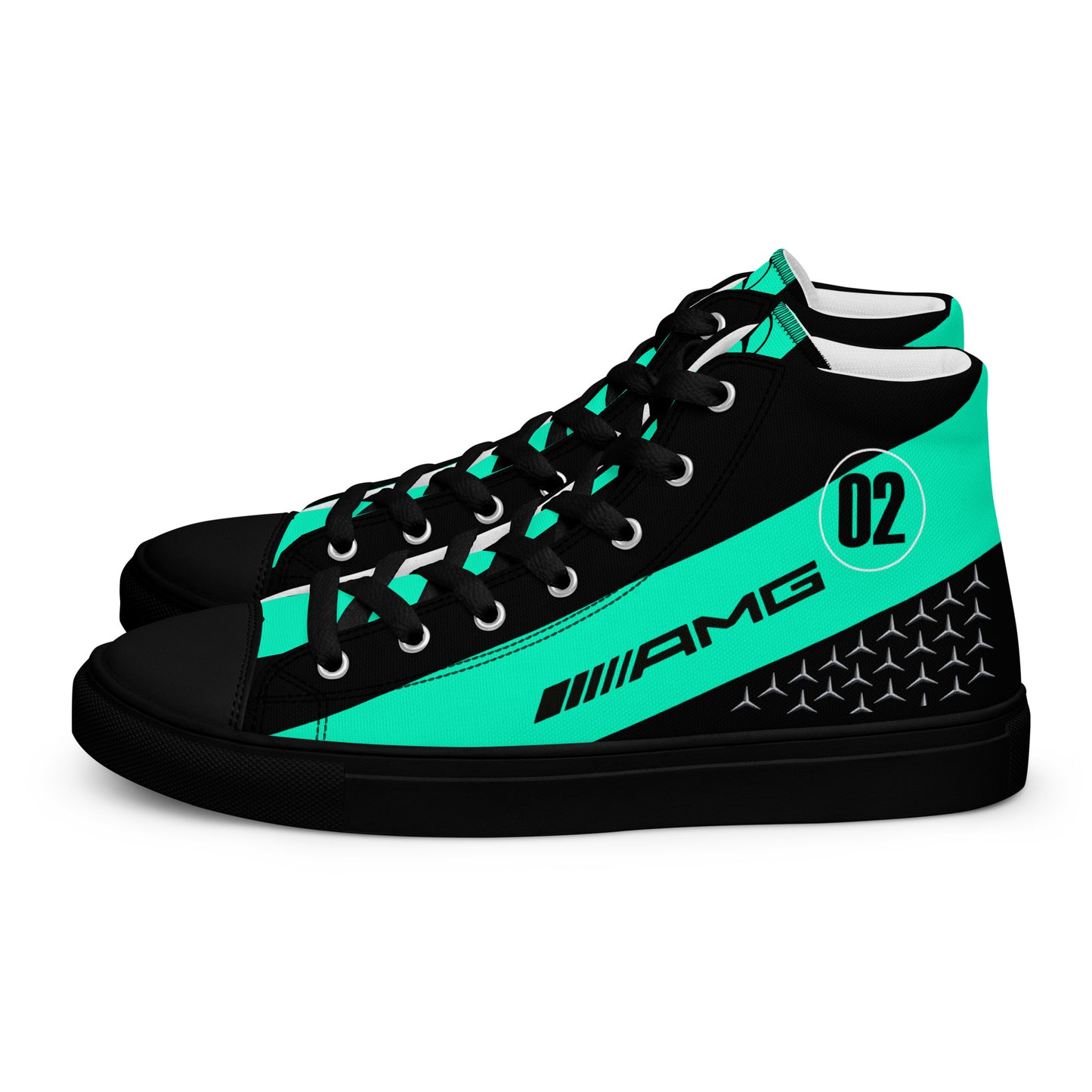 Mercedes AMG Men’s high top canvas shoes