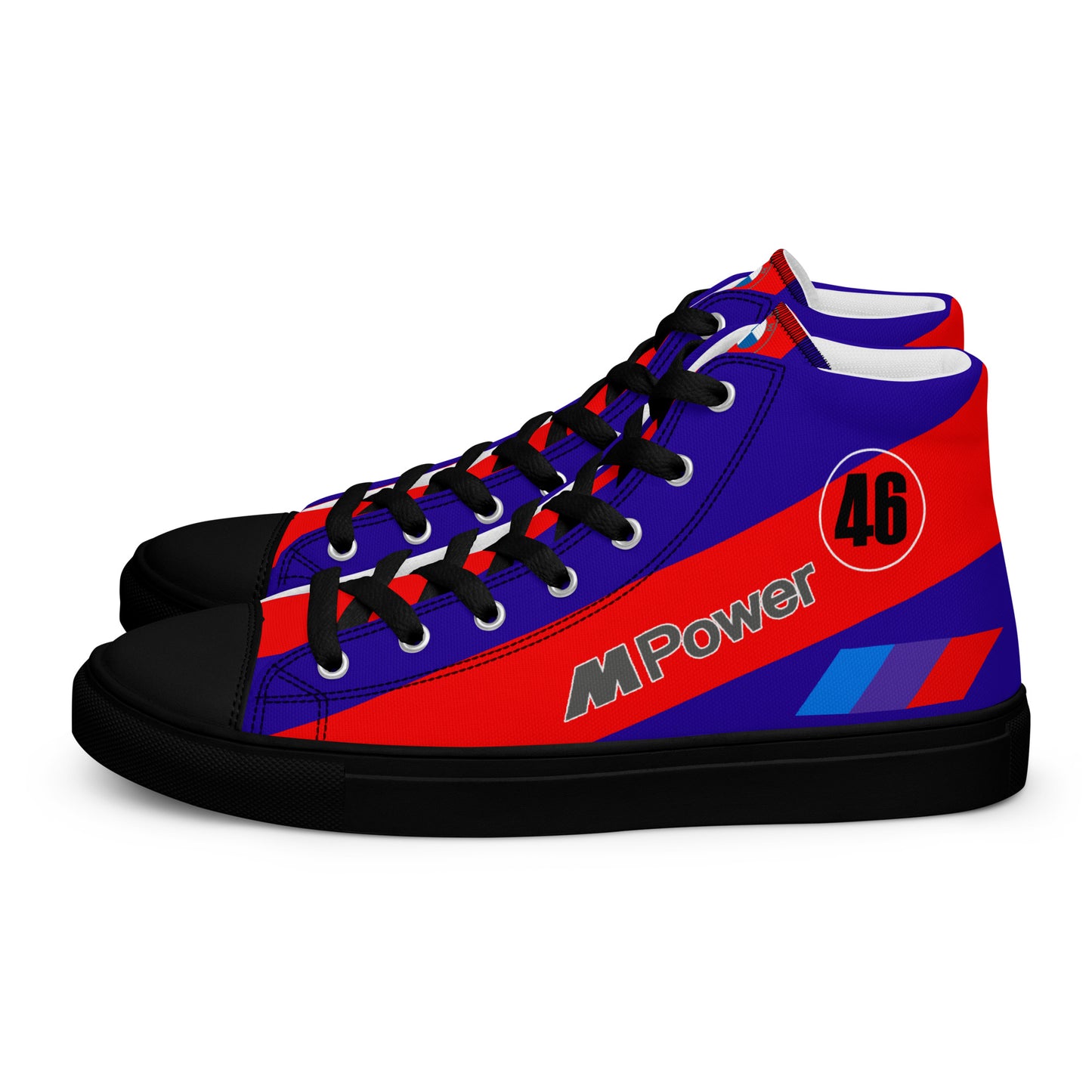 BMW M Power Men’s high top canvas shoes