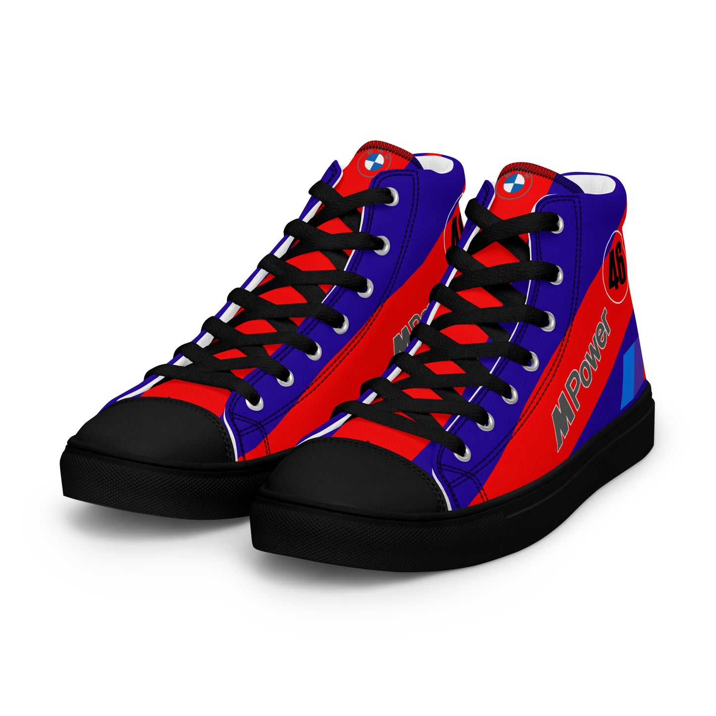 BMW M Power Men’s high top canvas shoes