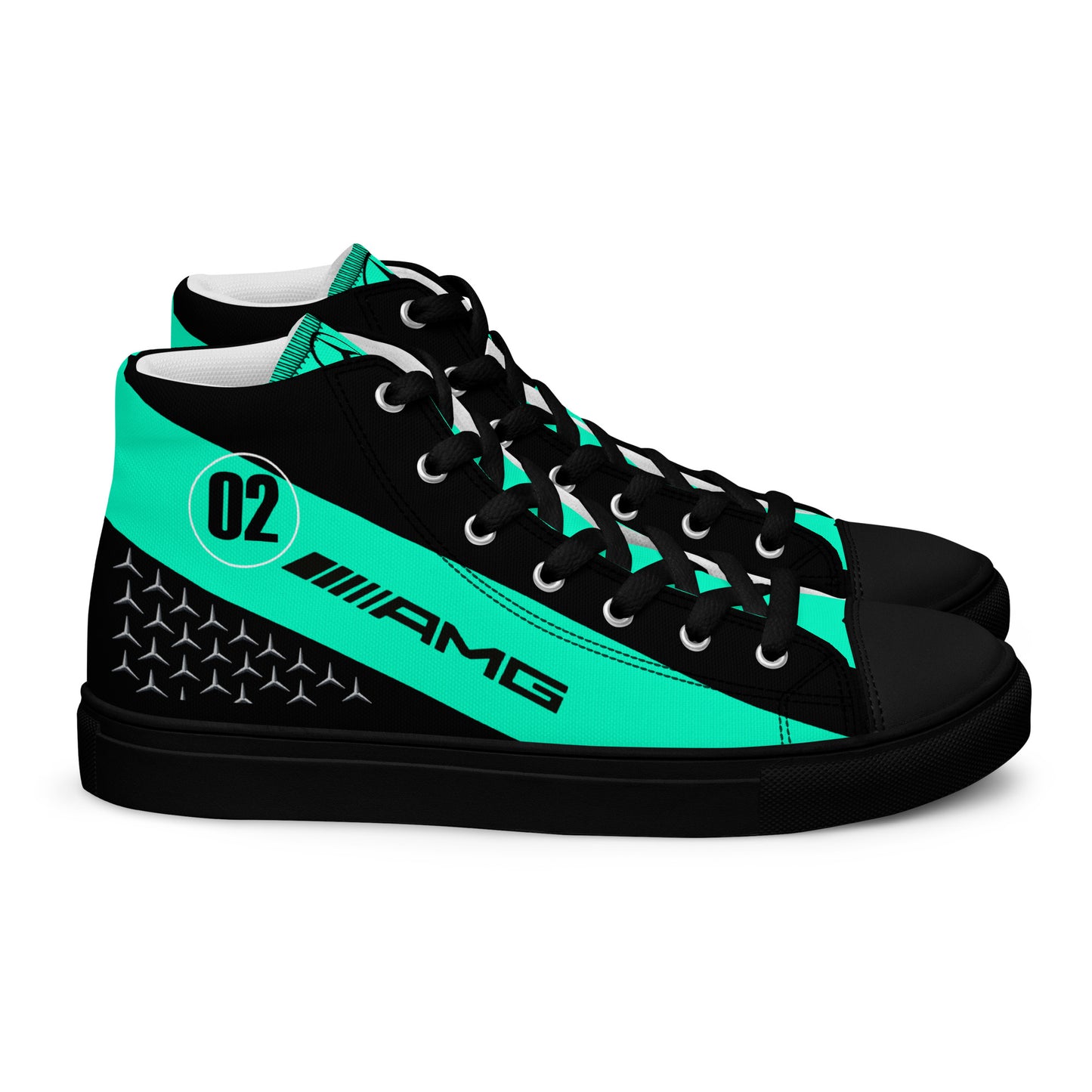 Mercedes AMG Men’s high top canvas shoes