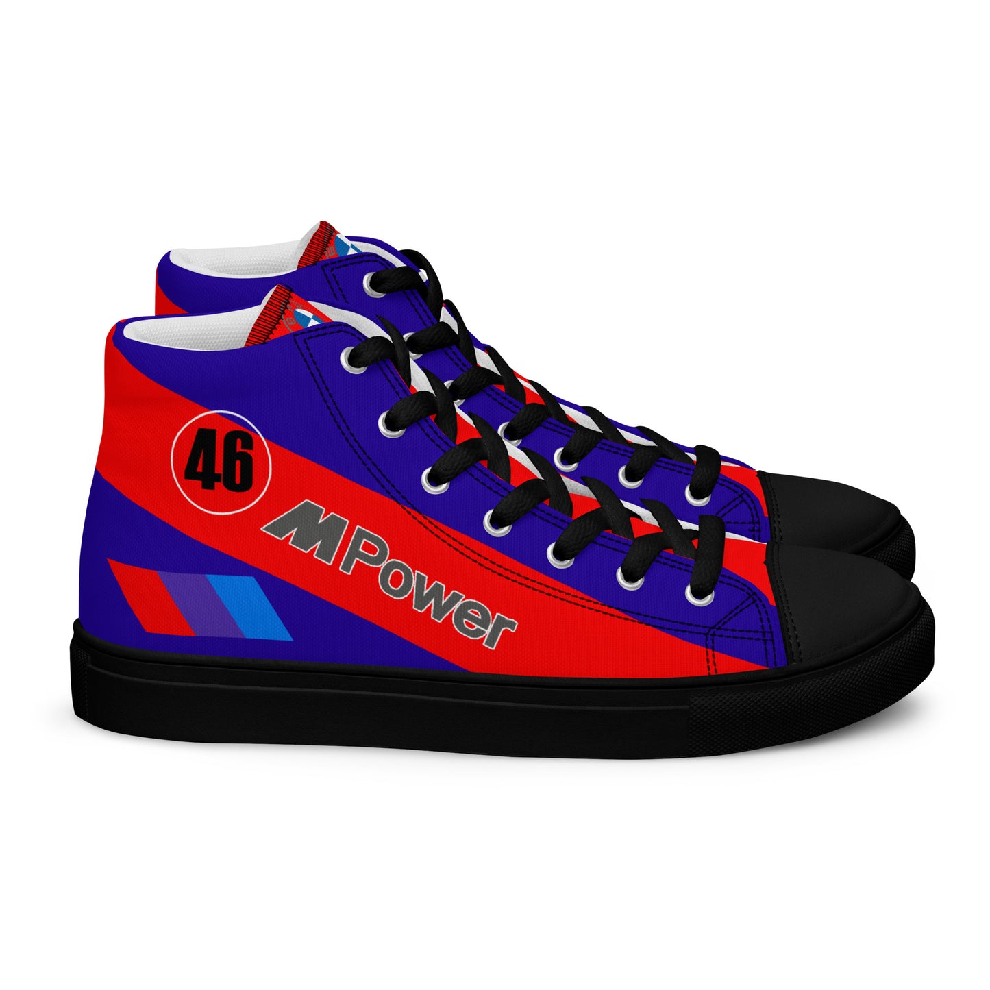 BMW M Power Men’s high top canvas shoes