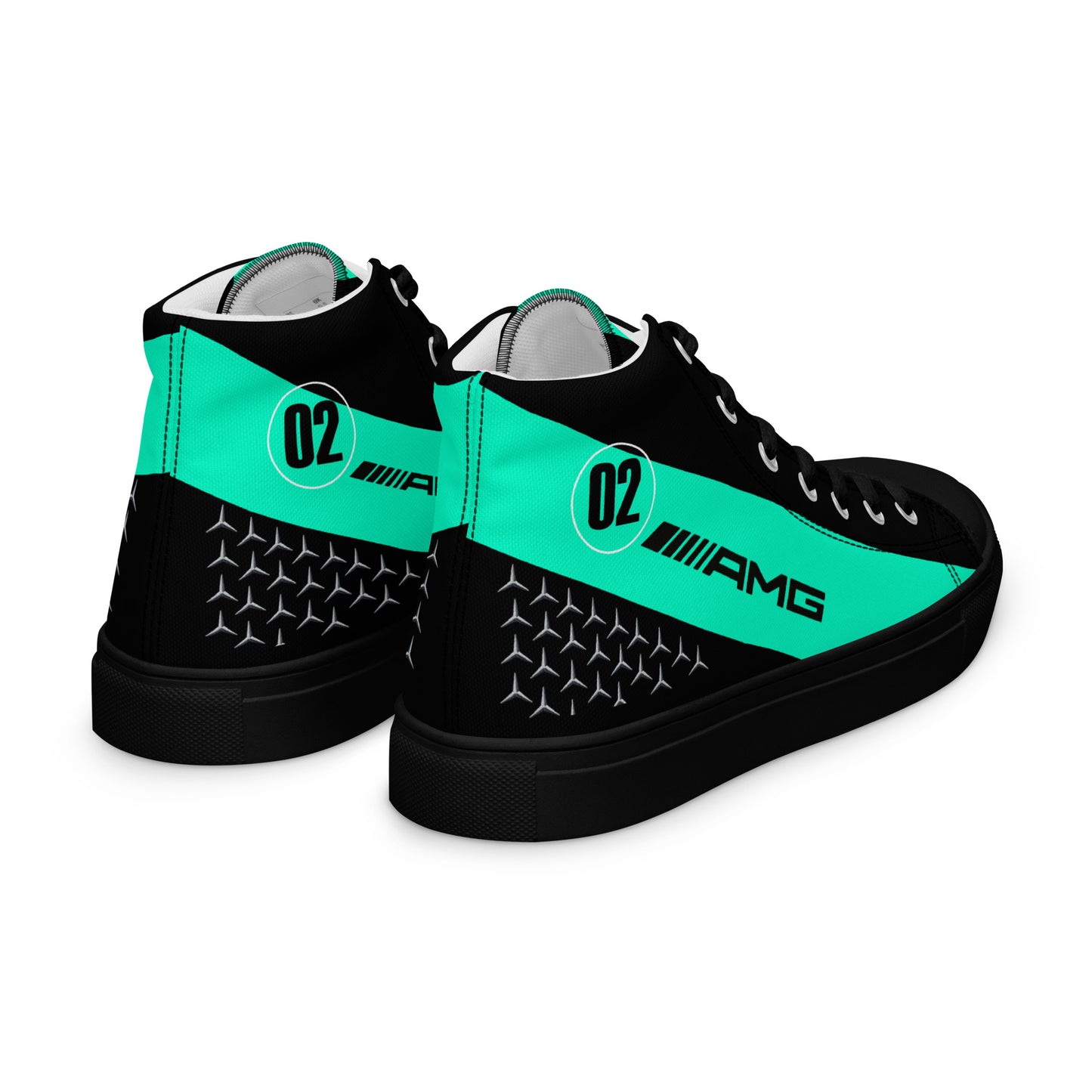 Mercedes AMG Men’s high top canvas shoes